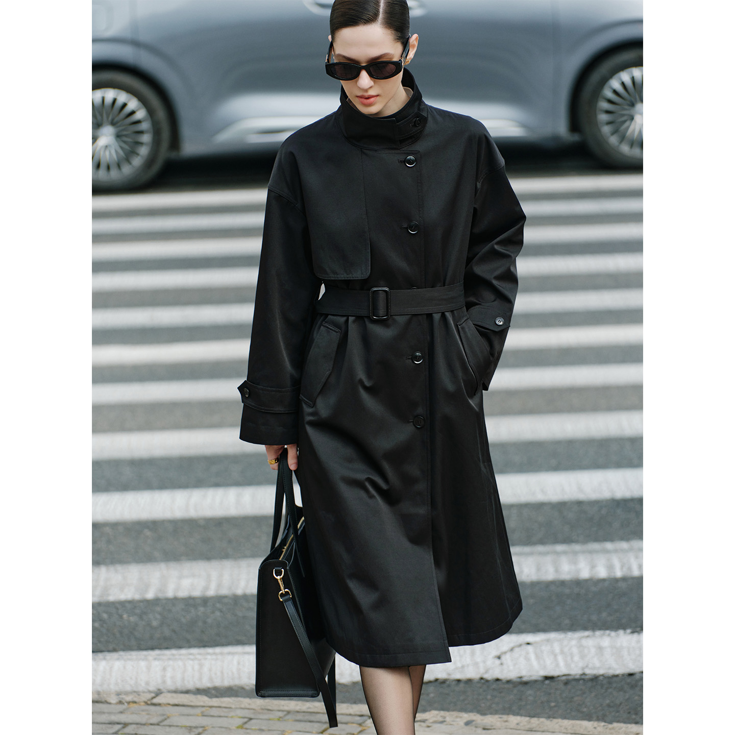 卓凡尼·华伦天奴女士长款风衣