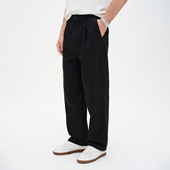 GIOVANNI 商务休闲宽松直筒长裤 VALENTINO春夏季 男天丝亚麻休闲裤