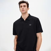 纯色休闲简约短袖 GIOVANNI 翻领T恤 薄款 POLO衫 VALENTINO男士 夏季