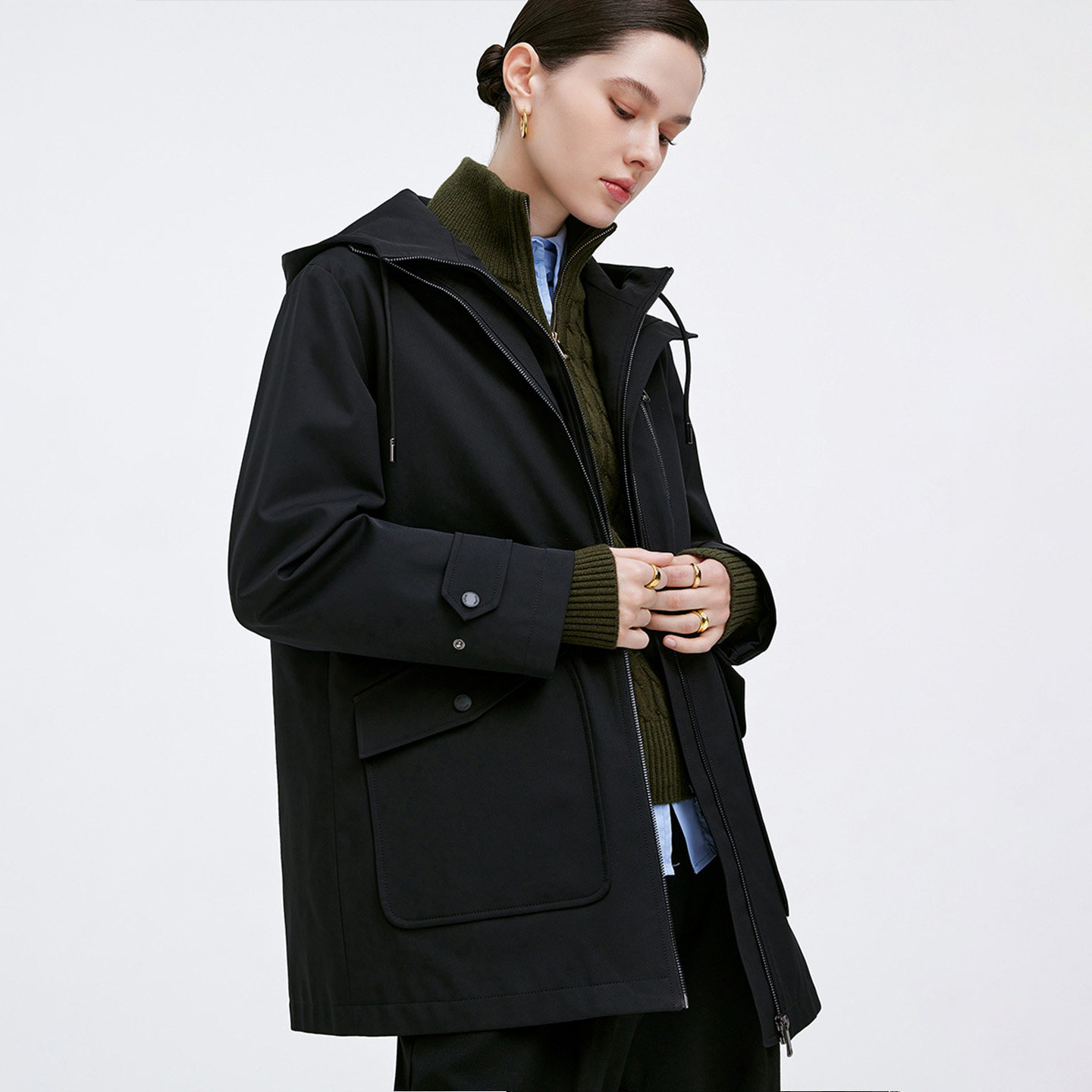 GIOVANNI VALENTINO女士冬季轻薄羽绒服休闲宽松连帽户外风衣外套,女装/女士精品,羽绒服,淘宝优惠券,粉丝福利购,淘宝优惠卷