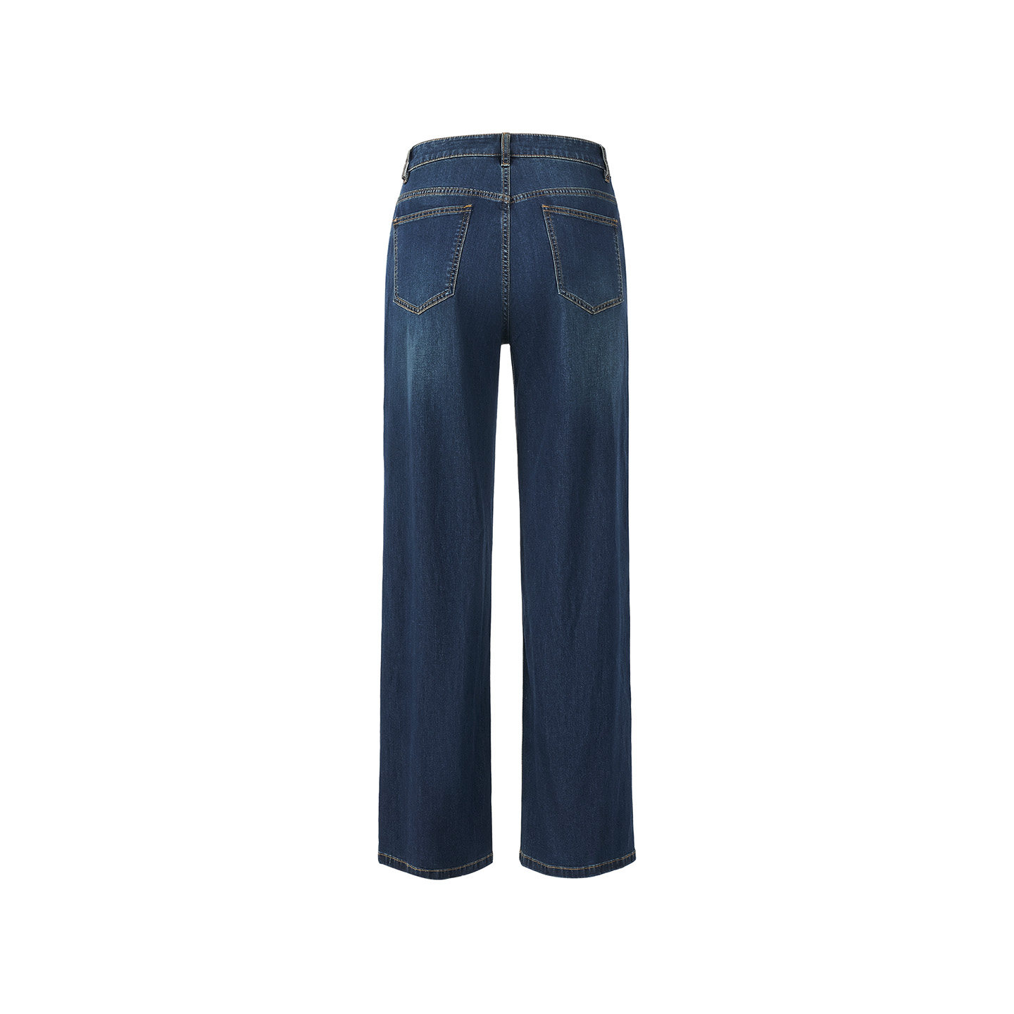 GIOVANNI VALENTINO春夏季女士高腰休闲牛仔裤宽松百搭直筒裤长裤 - GIOVANNI VALENTINO旗舰店出品