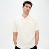 纯色休闲简约短袖 GIOVANNI 翻领T恤 薄款 POLO衫 VALENTINO男士 夏季