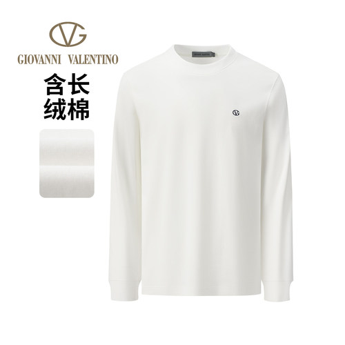卓凡尼·华伦天奴长袖圆领T恤