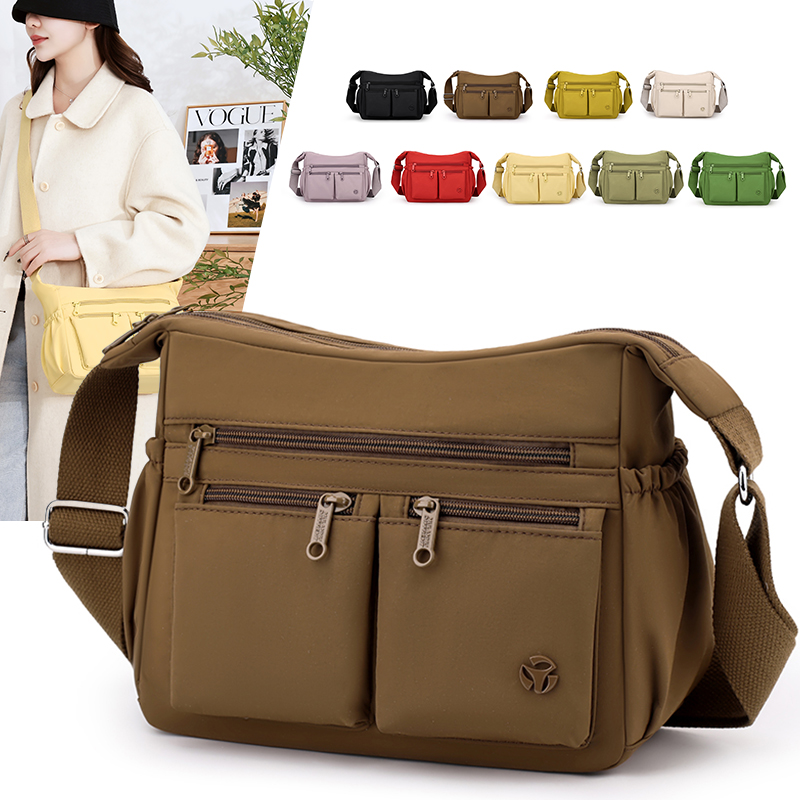 新款尼龙布单肩包大容量轻便