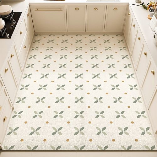 厨房地垫PVC防油防水满铺地毯可擦免洗家用耐脏脚垫专用地毯定制