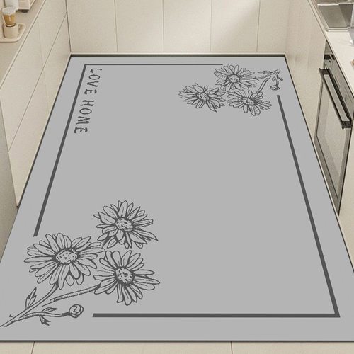 硅藻泥厨房地垫防油防滑吸水