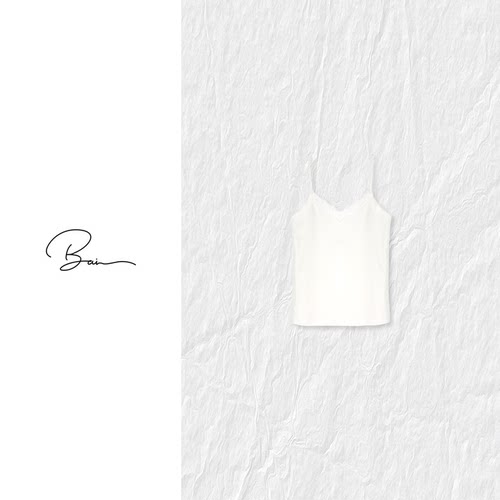 佟小白TXB 棉质舒适贴身百搭蕾丝花边吊带背心女