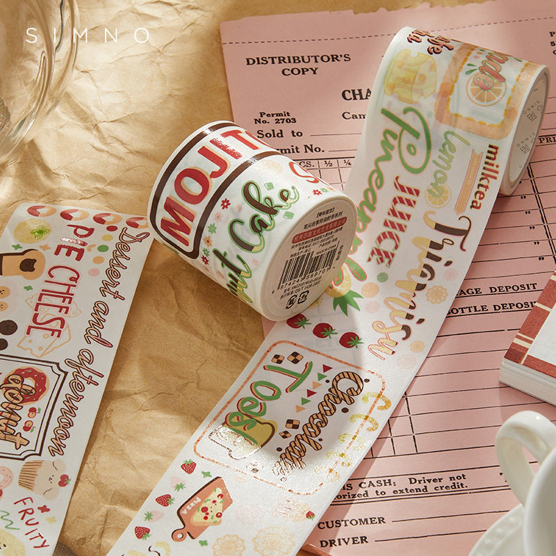 笔尖故事特油胶带英文字母手账素材装饰创意宽型和纸自由裁剪diy