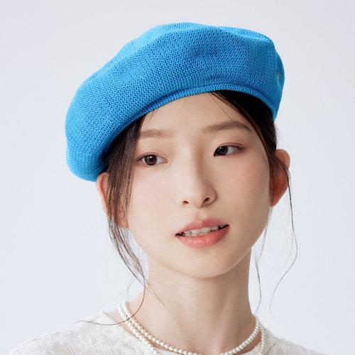 clásico针织刺绣贝雷帽男女