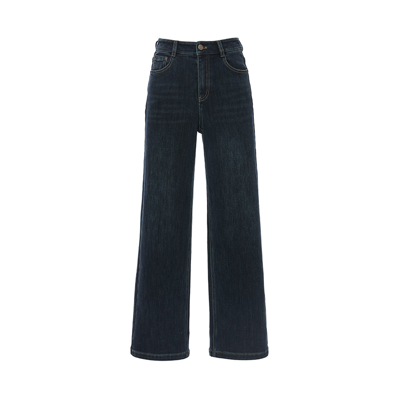 品牌全新加绒直筒牛仔裤Z5D7016长101