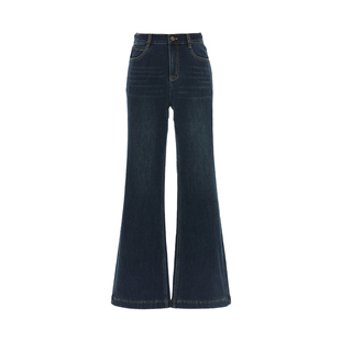 品牌新款 Z5D7021长105 加绒喇叭牛仔裤