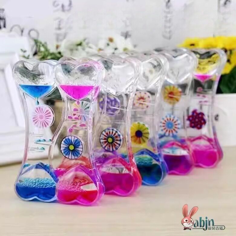 水果沙漏计时器创意个性儿童沙漏计时器摆件流沙瓶玩