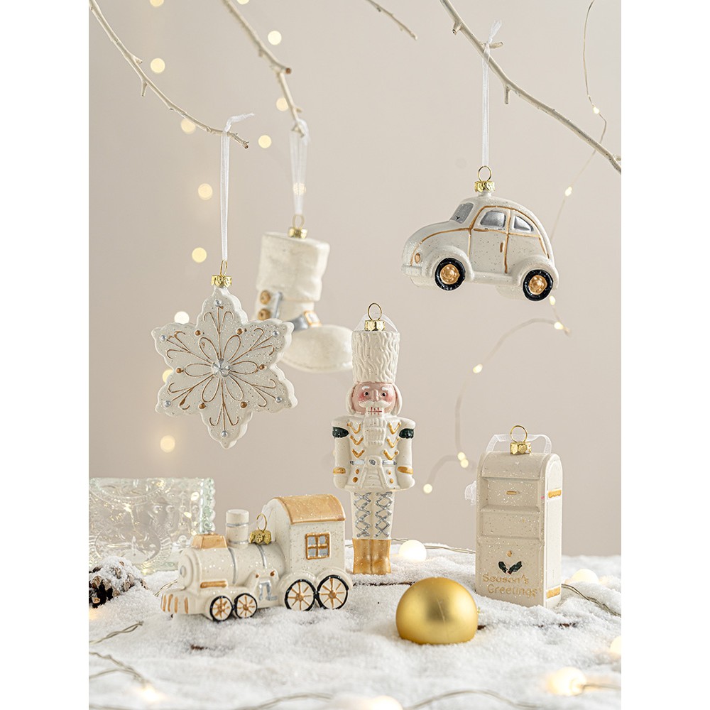 圣诞节装饰品圣诞树挂件场景布置道具创意客厅桌面摆件圣诞靴挂饰