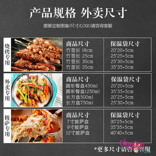 Изоляция одноразовой алюминиевой фольги из одного на вынос Fruit Frunt Fruet Food холодные напитки холодная сумка пицца упаковывать барбекю для оловянной фольги