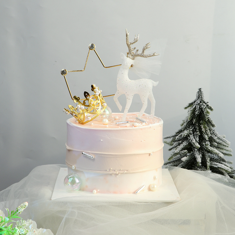 小皇冠生日蛋糕装饰迷你王冠