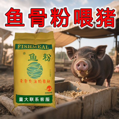 【鱼粉喂猪】高蛋白吸收好饲料