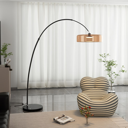 茶色意式轻奢高级感钓鱼灯