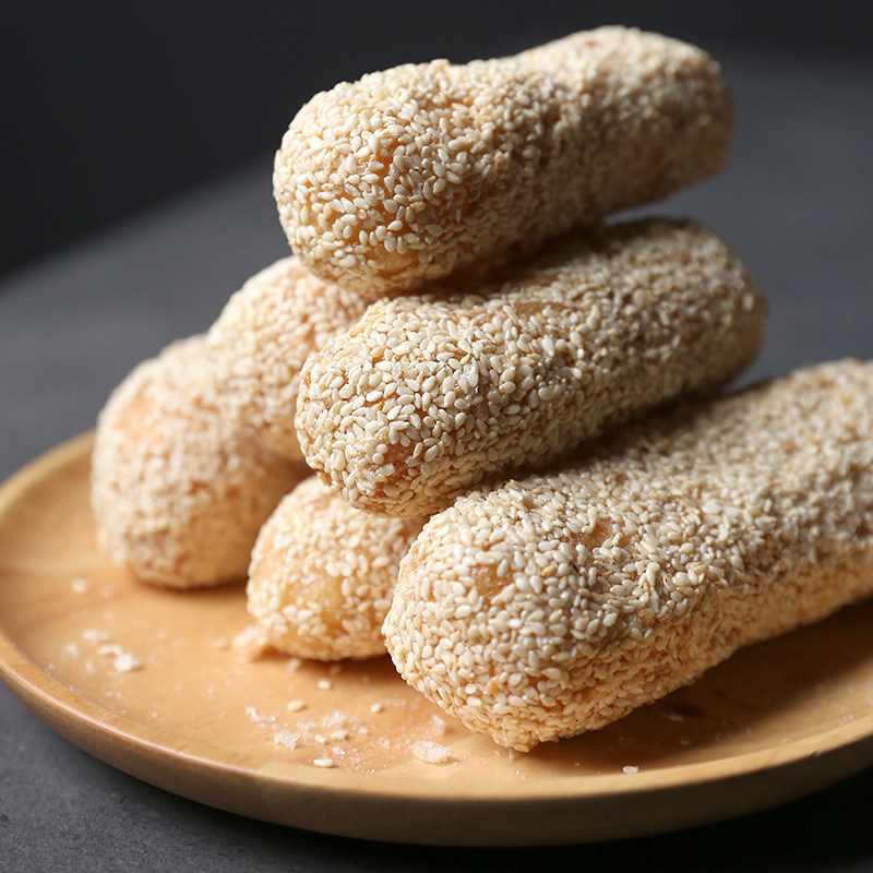 唐山特产芝麻了花糖木糖醇江米条手工廖花雪枣点心老式传统糕点