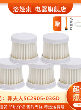 适配韩夫人除螨仪SC2905-03GD宝家丽TS998H CM168 P9T1过滤网滤芯