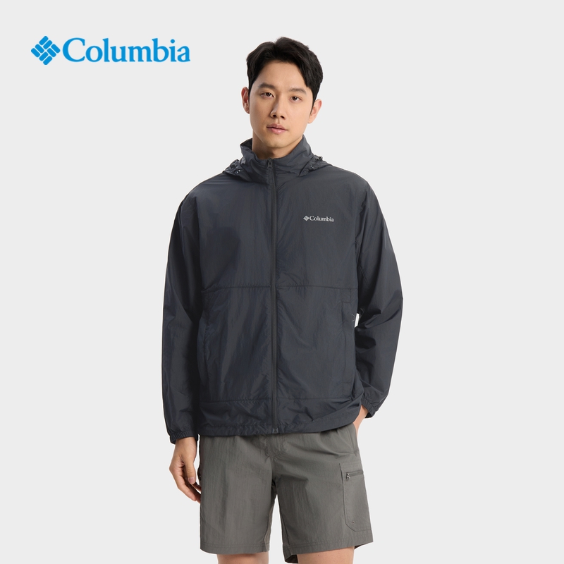 哥伦比亚男拒水UPF50防晒皮肤衣