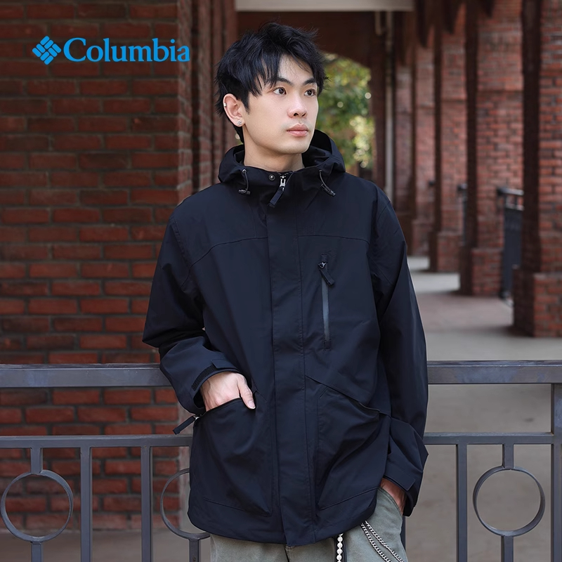 哥伦比亚运动户外男冲锋衣