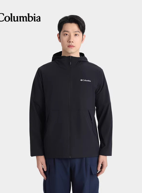 2026春夏新品哥伦比亚户外男拒水防风夹克运动休闲连帽外套XE9962
