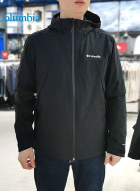 2025秋冬新品哥伦比亚冲锋衣男户外防水徒步旅行夹克外套WE8748