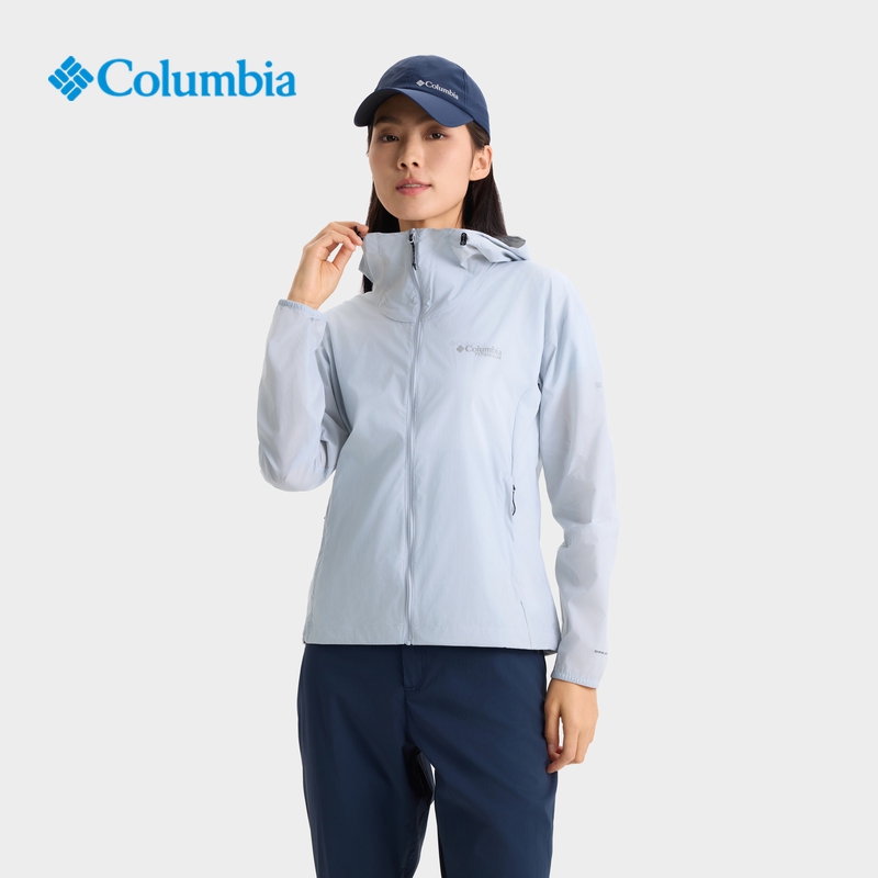 哥伦比亚户外女钛金拒水运动套装