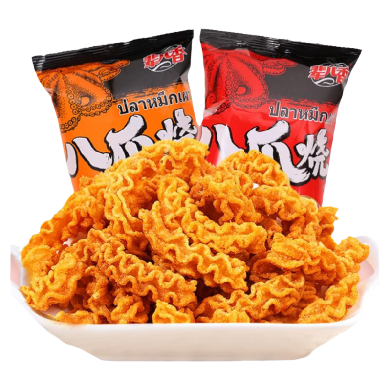 【辈儿香】八爪烧60袋网红爆款酥脆麻辣解馋零食小吃锅巴办公追剧