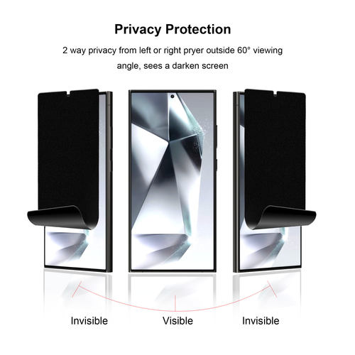 适用s22ultra磨砂防窥膜全胶