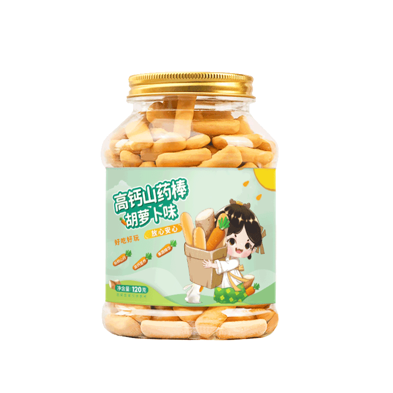 高钙1一6岁山药手指饼干营养儿童3宝宝4健康零食无添加蛋奶婴幼儿