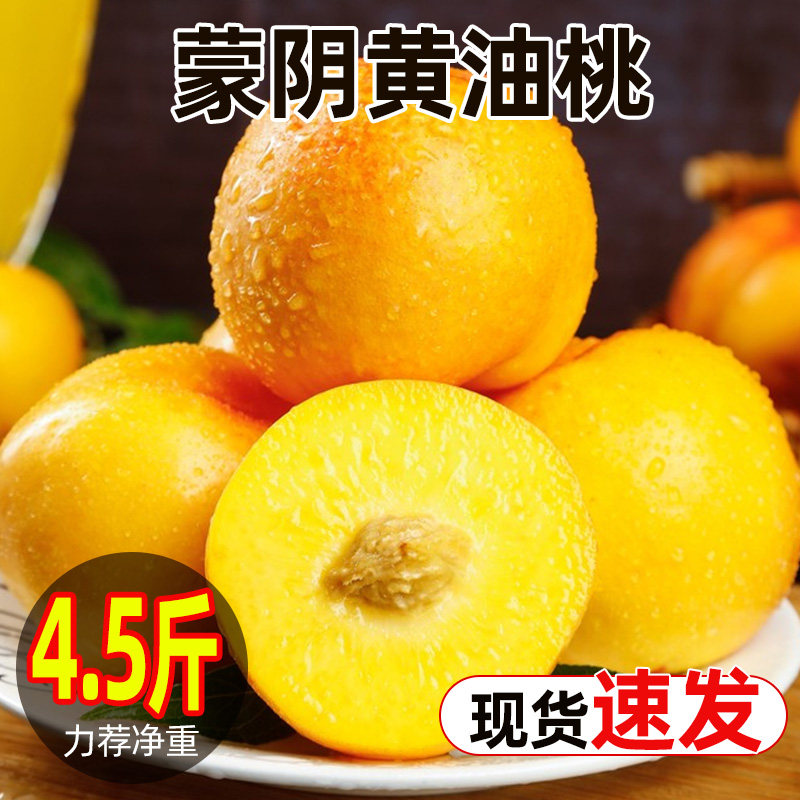 山东蒙阴黄油桃新鲜时令水果现摘