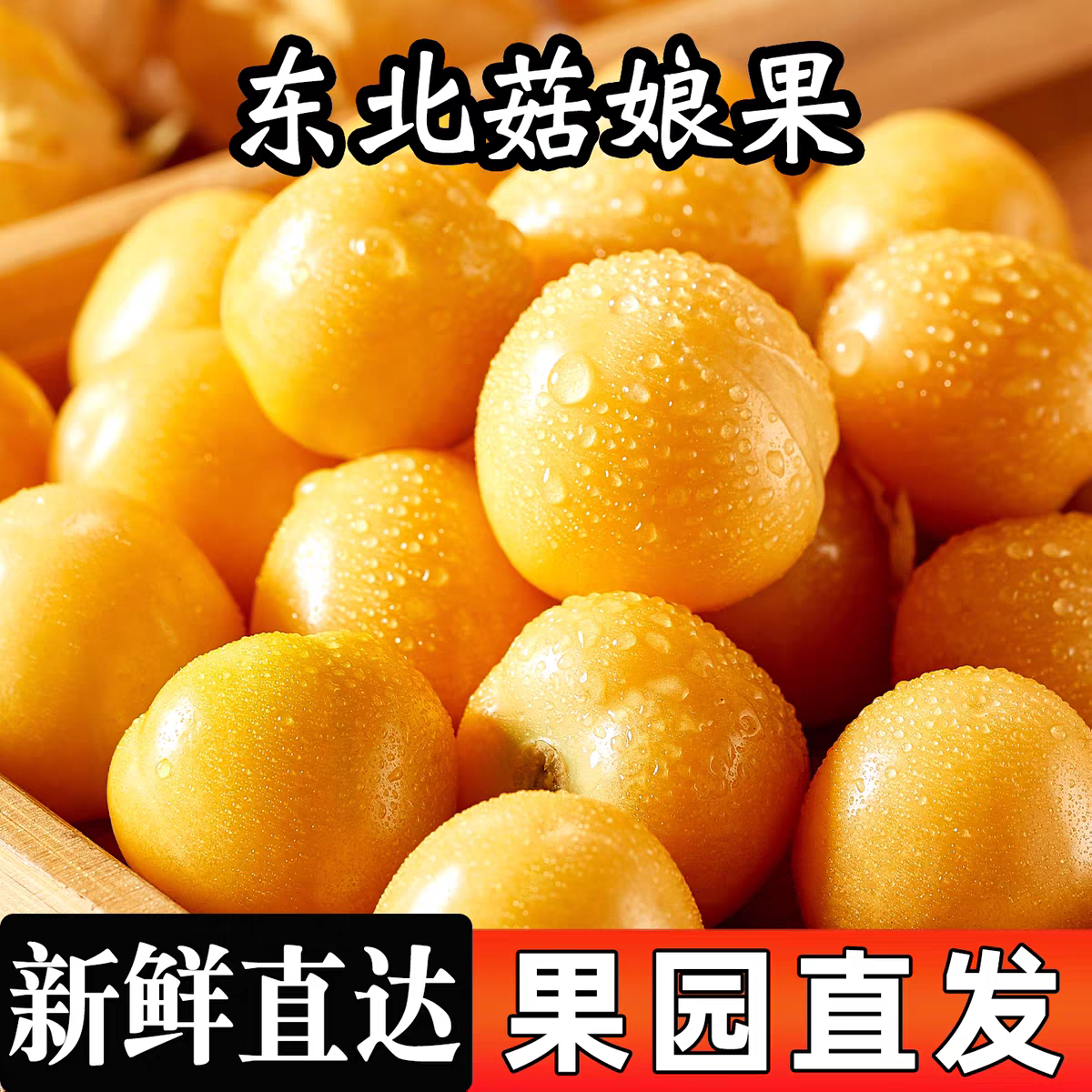 顺丰快递东北姑娘果新鲜菇娘果