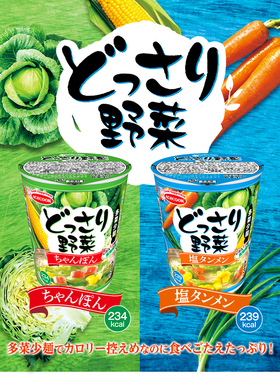 日本进口Acecook低卡4种蔬菜杂烩盐味汤面泡面方便速食整箱12杯