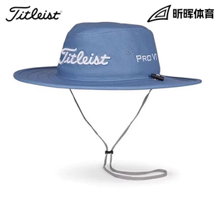 大帽檐有顶渔夫帽子运动帽子 Titleist泰特利斯高尔夫球帽golf男士