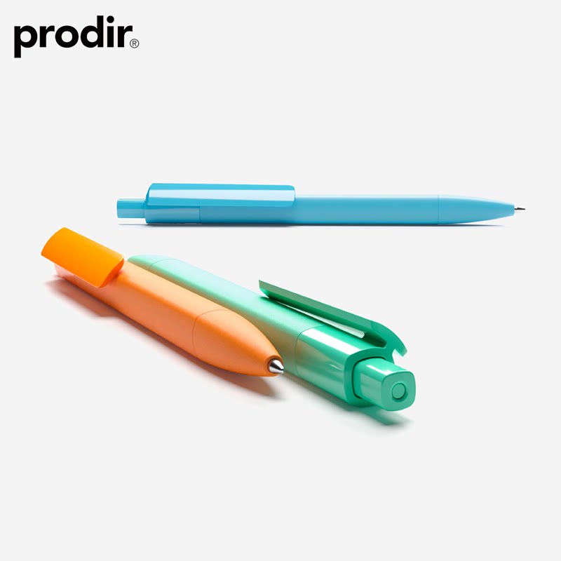 瑞士进口prodir四维按动中性笔高颜值黑色0.5mm蓝色子弹头
