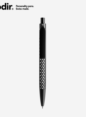 空气笔 瑞士进口QS40按动中性笔轻奢高级prodir创意商务签字笔高档办公写字水笔黑色0.5mm广告笔文具定制LOGO