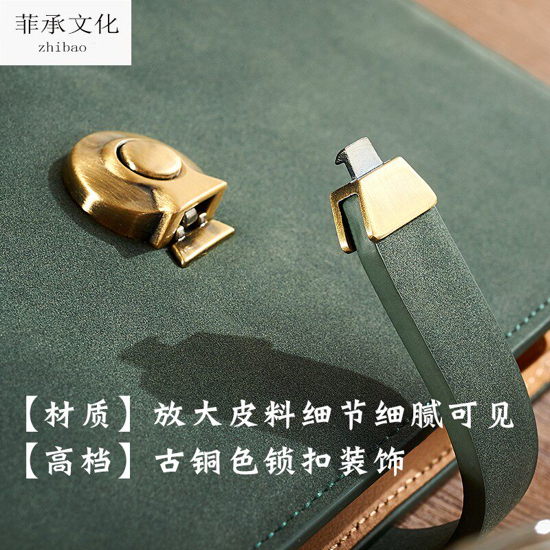 레트로 비즈니스 노트북 하위 피질 매우 두꺼운 A5 간단한 사무 회의 기록 두꺼운 고급 메모장 사용자 정의 인쇄 가능한 로고 대학생 연구 대학원 입학 시험 문학 예술 절묘한 일기