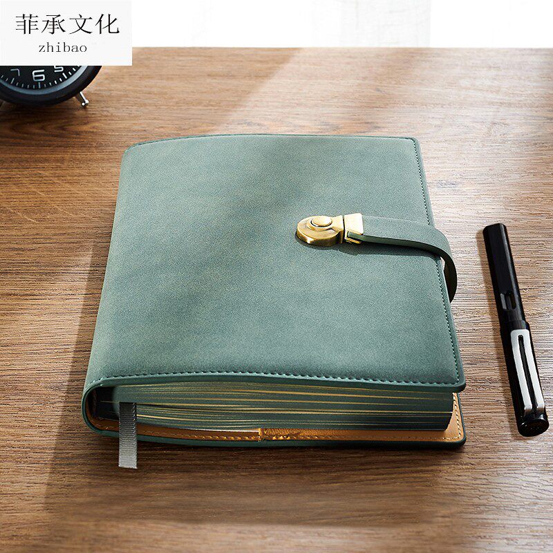 레트로 비즈니스 노트북 하위 피질 매우 두꺼운 A5 간단한 사무 회의 기록 두꺼운 고급 메모장 사용자 정의 인쇄 가능한 로고 대학생 연구 대학원 입학 시험 문학 예술 절묘한 일기