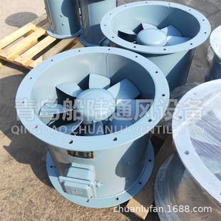 船陆CZT 船用轴流通风机工业抽风机 35A350mm1.1w管道式