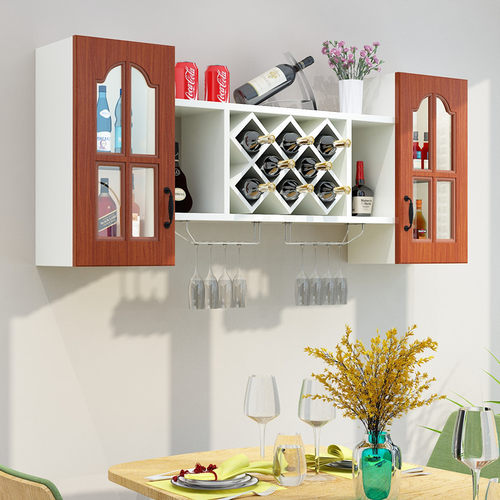 酒柜酒架现代简约墙上菱形酒格
