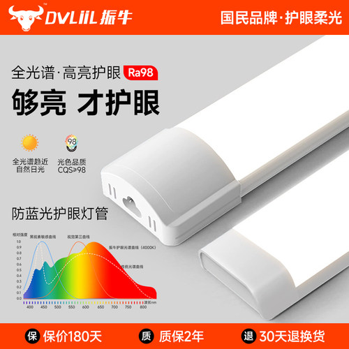 振牛直插式三防净化灯