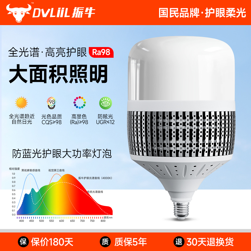 全光谱护眼大功率超亮led灯泡