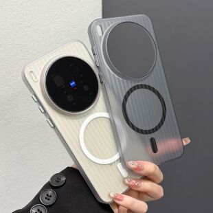 行李箱磁吸适用vivoX300Ultra手机壳x300sOPPOFindX8S+全包X9透明磨砂瓦楞光栅套简约PC防摔外x200S肤感x100S