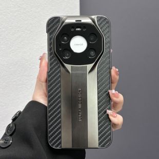 秒变保时捷适用华为mate80RS非凡大师手机壳mate70/60/50/40/30pro+全包RS新碳纤维纹电镀超薄高级感