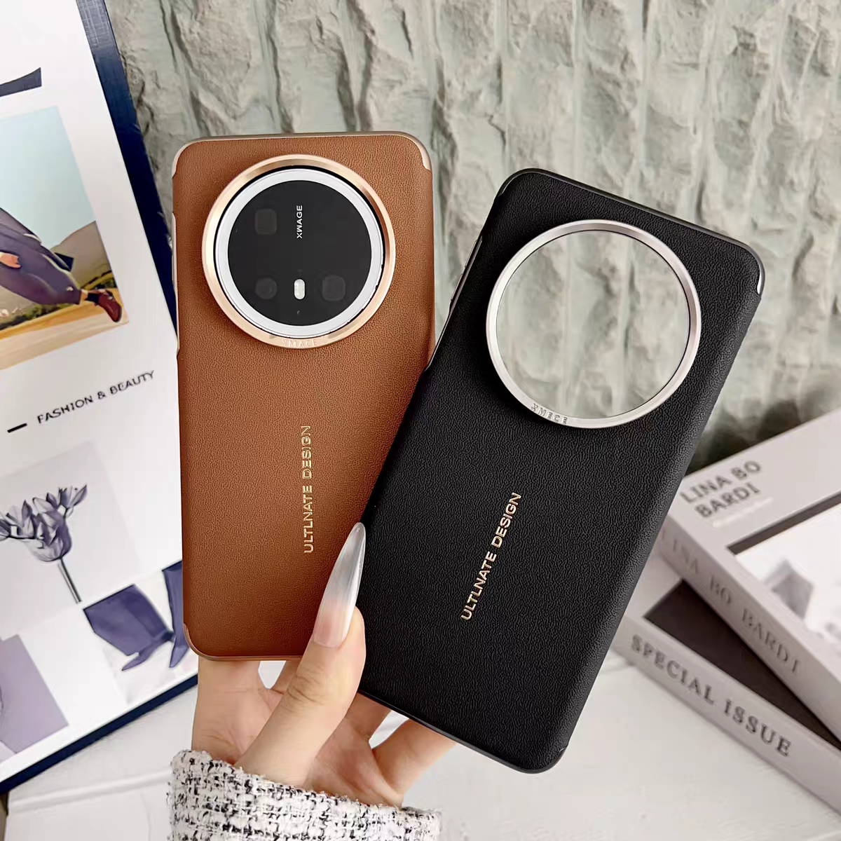 电镀素皮纹秒变防摔手机壳