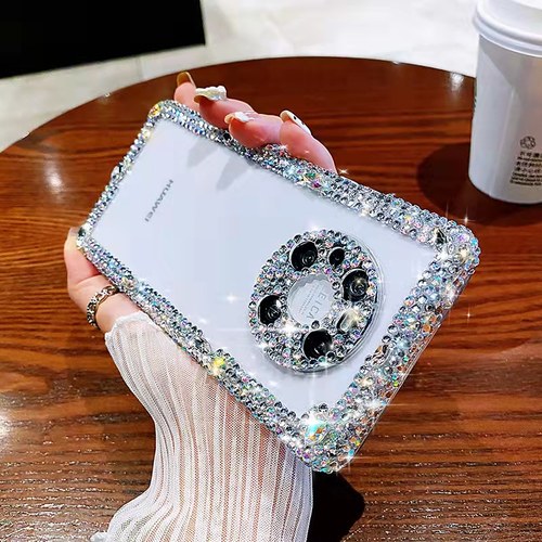 适用华为奢华个性镶钻手机壳