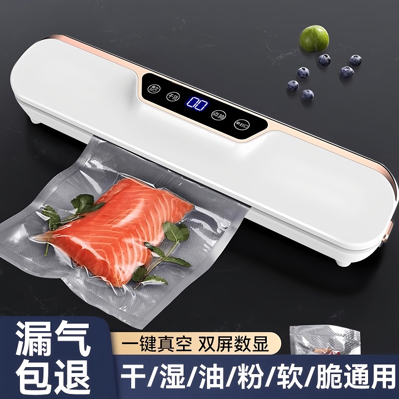 2025新款真空封口机小型家用真空机全自动包装机抽食品保鲜塑封机