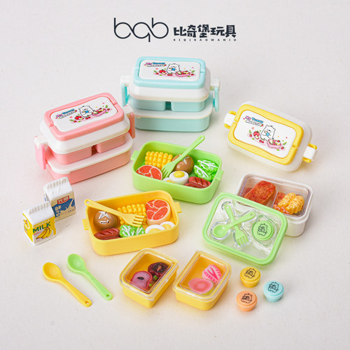 迷你便当微缩仿真餐盒过家家玩具