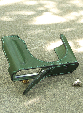 适用徕卡M11保护套M10DM头层真皮DLUX7底座Typ109复古M10P相机包Q皮套leica半套Q2